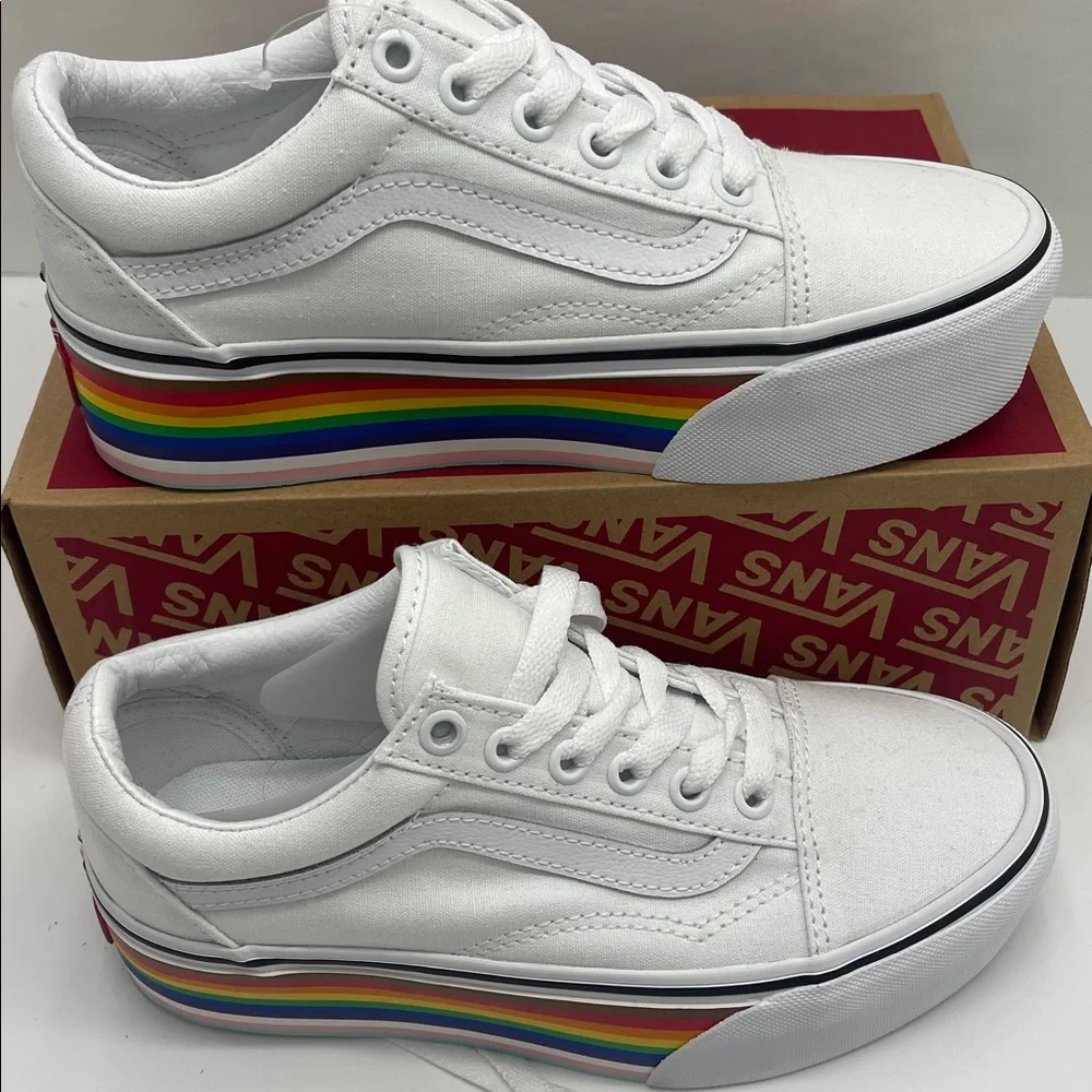 Vans vibrant rainbow